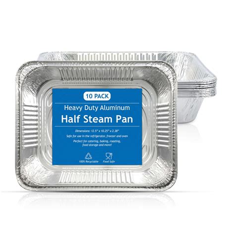 HEAVY DUTY Aluminum Half Size Steam Pans - 9x13 Disposable Foil Deep ...