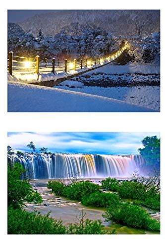 Go Green Tale Beautiful Bridge Sticker Poster Combo|Sunrays on ...