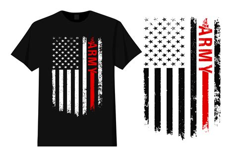 US Army Flag T Shirt Design Graphic by Crafts Station · Creative Fabrica