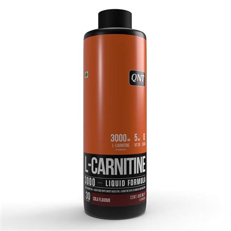 QNT L Carnitine 3000 Liquid | Cola Flavour | Rapid Absorption | Helps ...