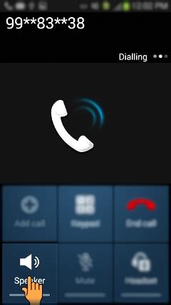 How to activate Speaker while making Voice call in Samsung Galaxy ...