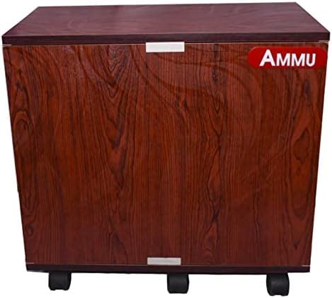 ZIYKO Wooden Battery Trolley with Battery Tray | Inverter Battery ...