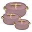 Buy Selvel Elegance Royal Inner Steel Casserole Set of 3 (1700ml ...