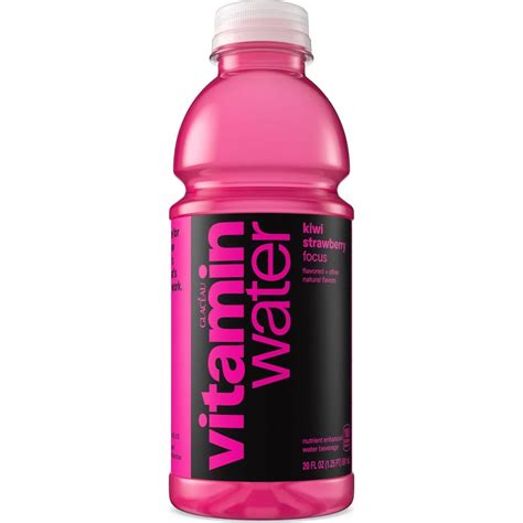 Glaceau Vitaminwater Kiwi Strawberry Nutrient Enhanced Water Beverage ...