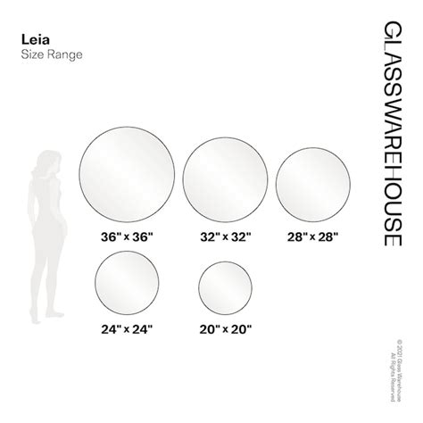 Glass Warehouse Leia 24-in W x 24-in H Round Black Framed Full Length ...