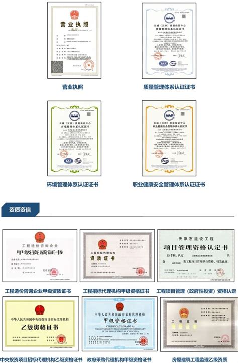 资质认证-天津新华能源设备科技有限公司-天津新华能源设备科技有限公司