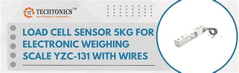 Techtonics Load Cell Sensor 5kg For Electronic Weighing Scale : Amazon ...