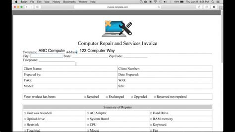 Computer Repair Estimate 的图像结果