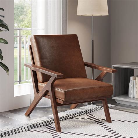 BELLEZE Mid Century Accent Chair, Retro Upholstered India | Ubuy