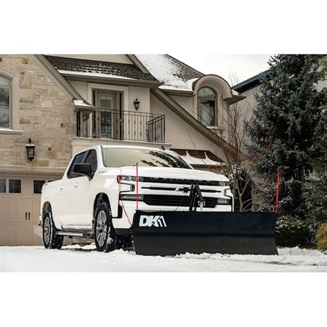 DK2 Elite 84-in W x 22-in H Steel Snow Plow STOR8422ELT at Lowes.com