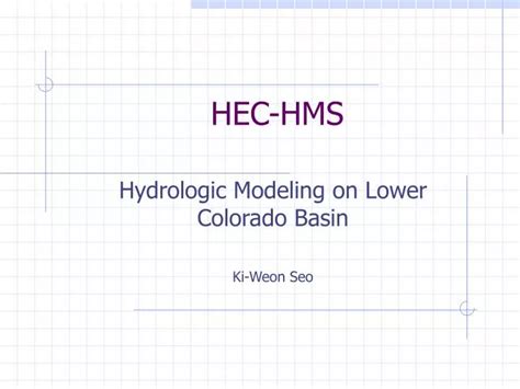 Image result for HEC-HMS Course