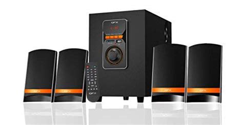 QFX QS-Mega 4.1 Channel Bluetooth Multimedia Speaker with USB and ...