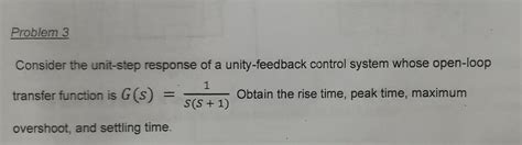 Control System Unit Response Problem 的图像结果