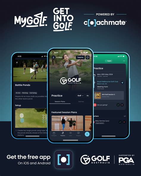 Golf Australia is incredibly excited to announce that we are partnering with CoachMate to help ...