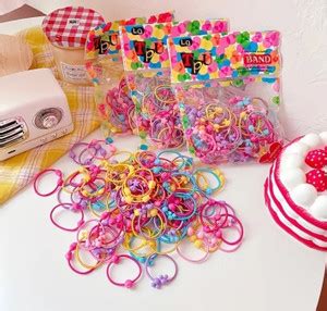 Today Fashion Girls Mini Tony Cute Fruit Cartoon Rubber Hair Band for ...