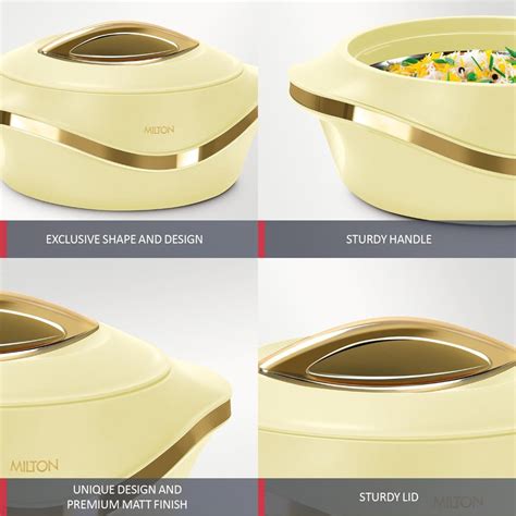 Milton Pearl Insulated Inner Stainless Steel Casserole | 1 Pc – Rasoi Shop