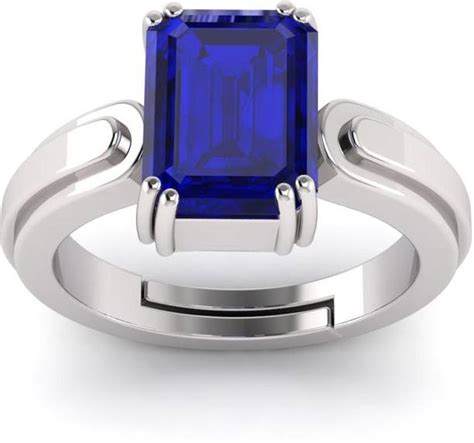 Blue Sapphire Ring - Buy Blue Sapphire Ring online at Best Prices in ...