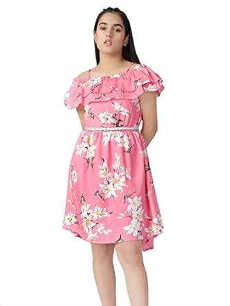 Naughty Ninos Girl's Polyester Fit and Flare Standard Length Dress ...