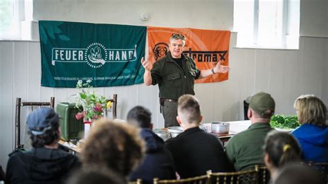 A Weekend in the Woods with Ray Mears 2024, Stanford Hall, Rugby, 19 ...