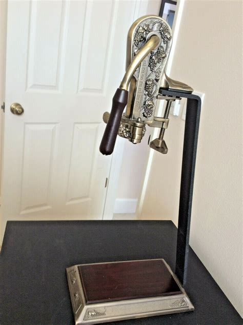 Vintage Wine Bottle Opener With Stand at Jorja Coady blog