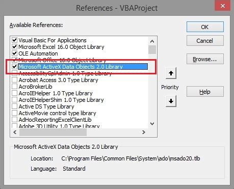 Image result for VBA and SQL Server Connection