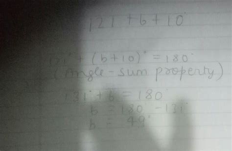 The value of b from the given figure i..... - Brainly.in