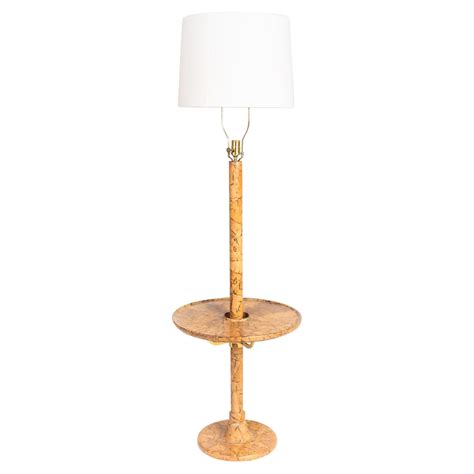 Harvey Probber Round Floor Lamp with Table at 1stDibs