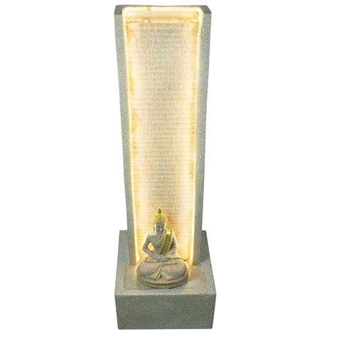 Slate Water Fountain With Lord Buddha Statue