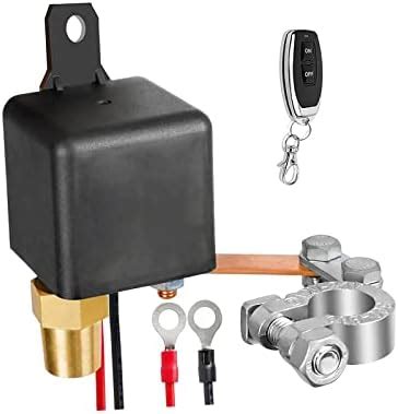 LYLA 12V Universal Remote Battery Disconnect Switch Kill Switch for Car ...