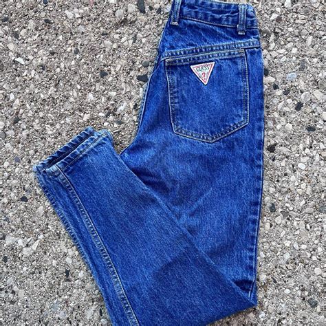 Guess Jeans -Beautiful Vintage Guess Blue Jeans... - Depop