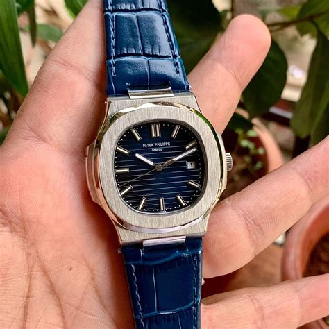 Patek Philippe Nautilus 5711 Blue Leather – ShahStore