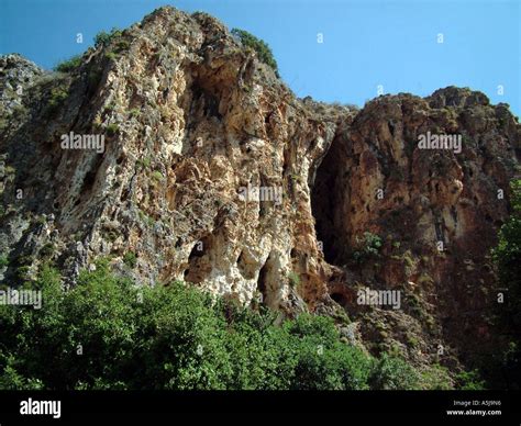 The caves of mount Carmel Israel Stock Photo: 6470933 - Alamy
