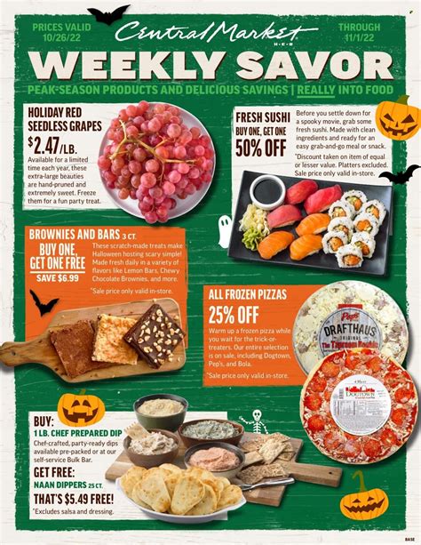 Central Market Weekly Ad Flyer Specials October 26 to November 1, 2022
