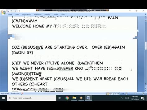 Kath Loria Starting Over Again Lyrics 的图像结果