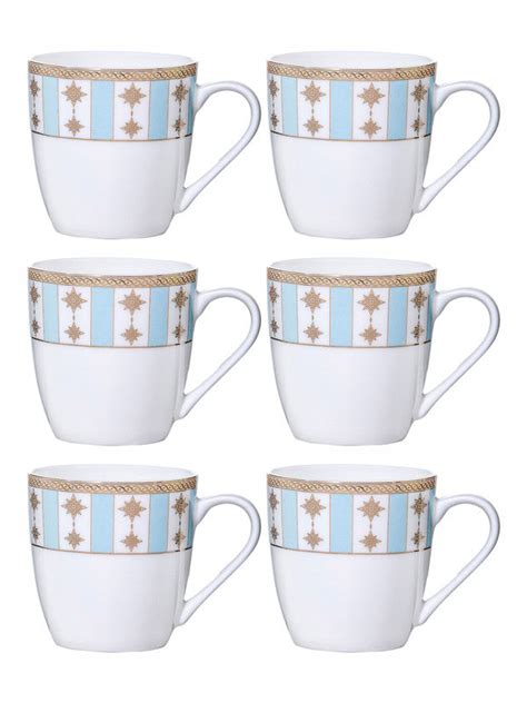 Bone China Tea/Coffee Mug Set of 6pcs – GOOD HOMES