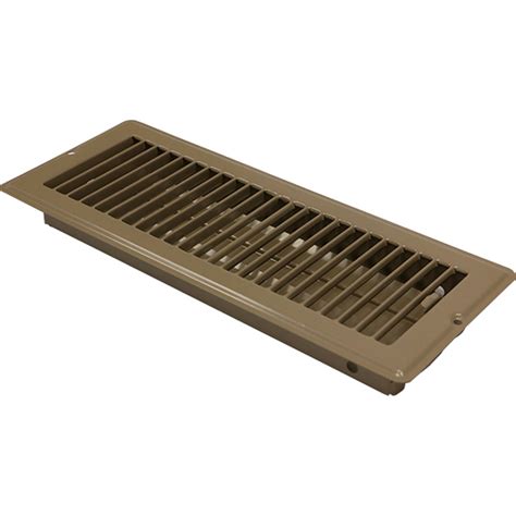 Continental Industries Brown Floor Registers 4 X 12 (6 Pack) - H & S ...