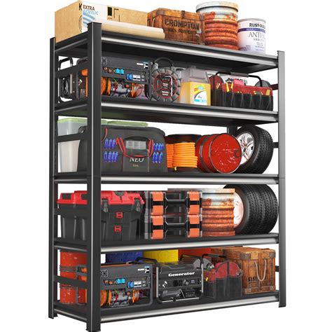 78 H 48 W All Metal Garage Shelving Unit Storage | Desertcart INDIA