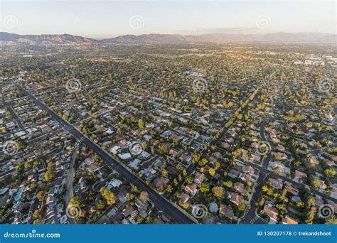 Northridge California Aerial Stock Photo - Image of suburban, aerial ...