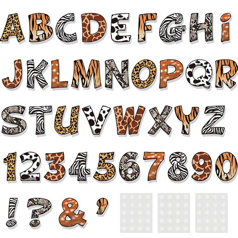 How To Make Animal Print Letters at Carrie Booker blog