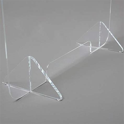 INSHOPFITTING Sneeze Guard Portable Counter Shield | Acrylic Plexiglass ...