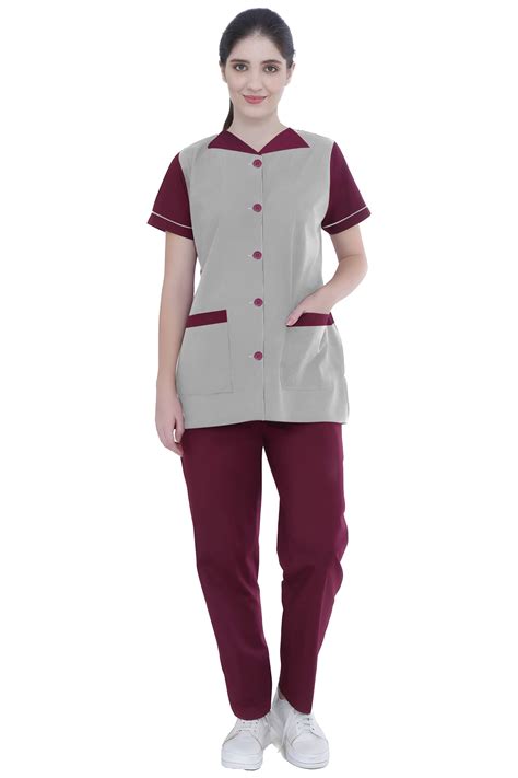 Female Support Staff - SS04 - Wine – Uniform Craft