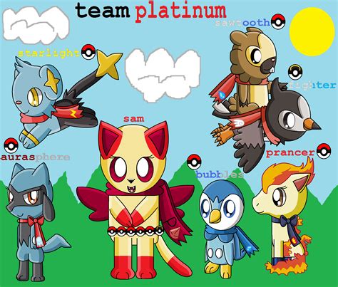 Pokemon Platinum Starters