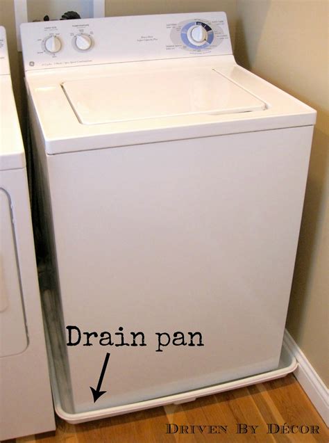 Washing Machine Pan Installation 的图像结果