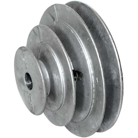 Chicago Die Cast 2/3 / 4 in. D Zinc V Groove 3-Step Pulley : Amazon.in ...