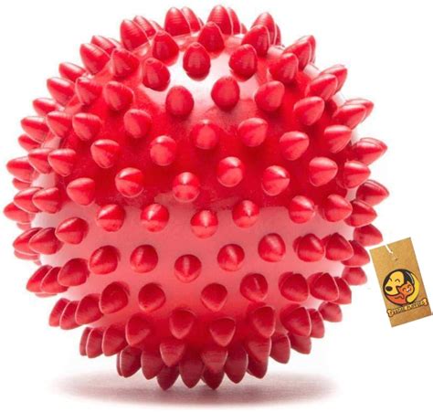 Buy Foodie Puppies Natural Rubber Spike Ball - 2.5inch/ 6.35cm ...