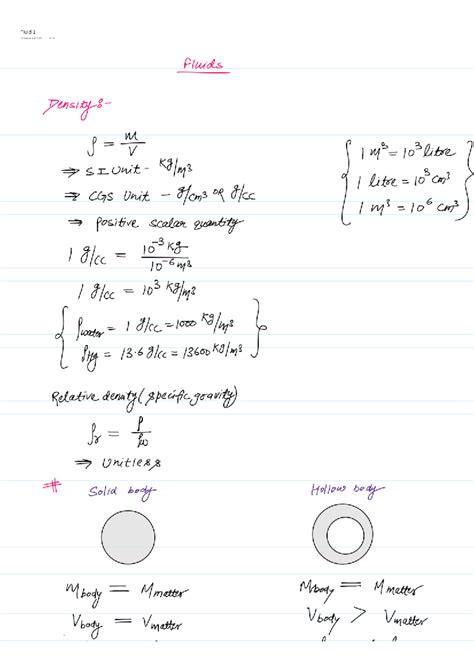 Fluid 1 - ok notes are good - Chemistry SL - Studocu