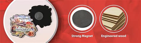 Buy Gift Kya De Bangalore Fridge Magnet Set (Pack of 3) | MDF Wood ...