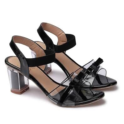 Buy DIPYO Women's Stylish Block Heel Slip-On Sandals - Comfortable ...