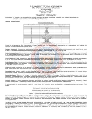 Image result for UTexas Transcripts