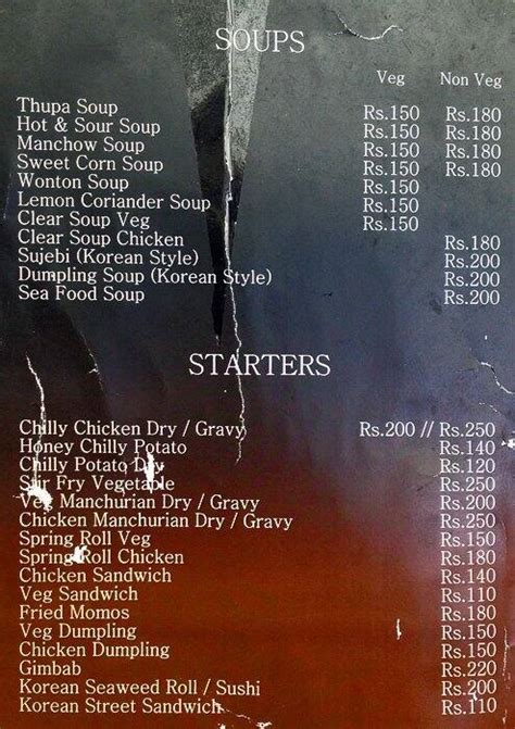 Menu at Tombow, Gurugram, Basement Lobby